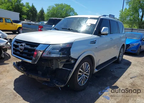2021 Nissan Armada Sl 2Wd from USA, damaged, VIN JN8AY2BA7M9371404